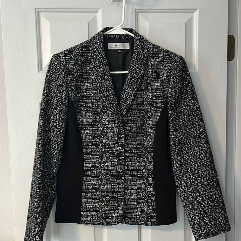 Anne Klein Black and White Blazer